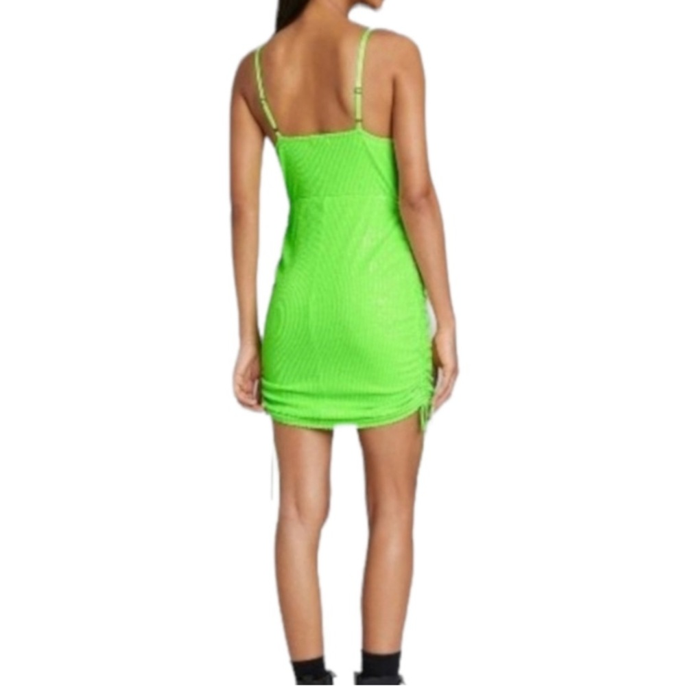 NEW Women's Sleeveless Ruched Side Bodycon Dress | Wild Fable | small - Picture 2 of 6